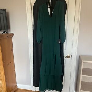 Lulus Green maxi dress